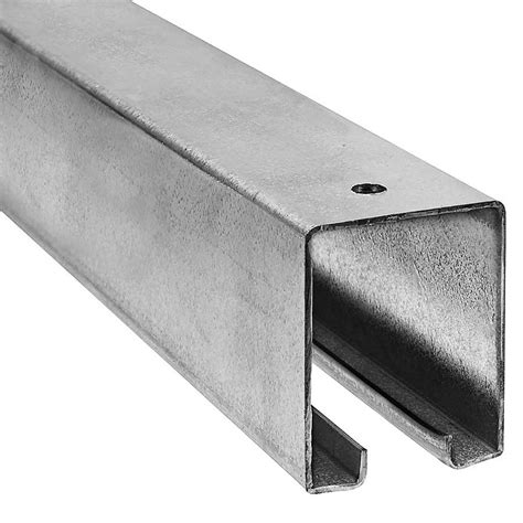 galvanized plain box rail